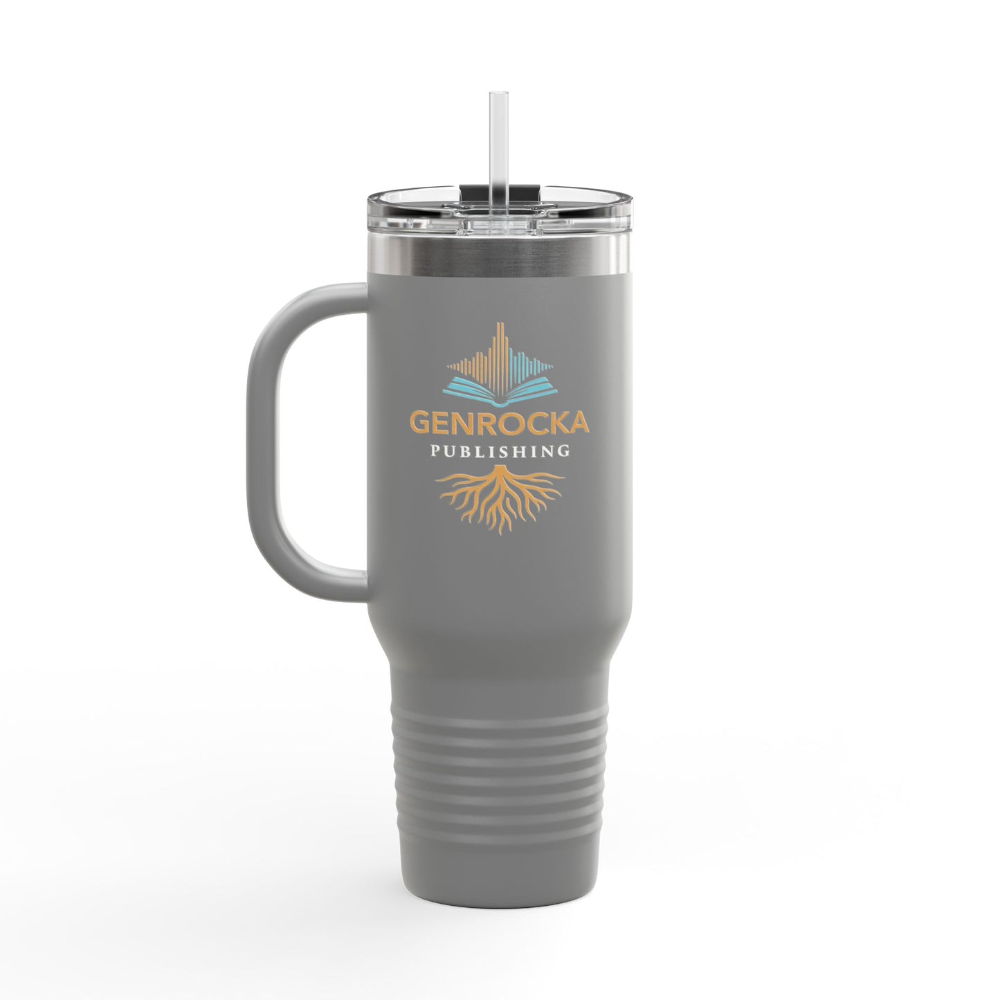 40oz Insulated Tumbler with Handle — Stainless Steel Travel Mug, Teacher Appreciation Gift