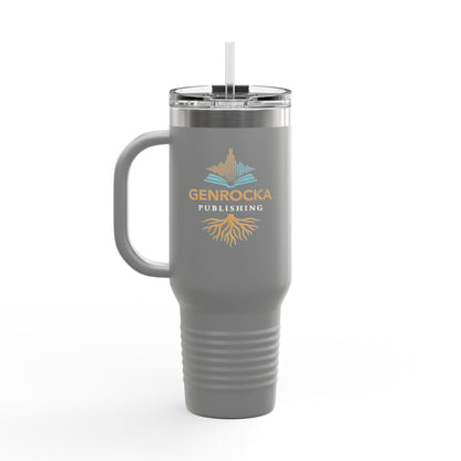 40oz Insulated Tumbler with Handle — Stainless Steel Travel Mug, Teacher Appreciation Gift