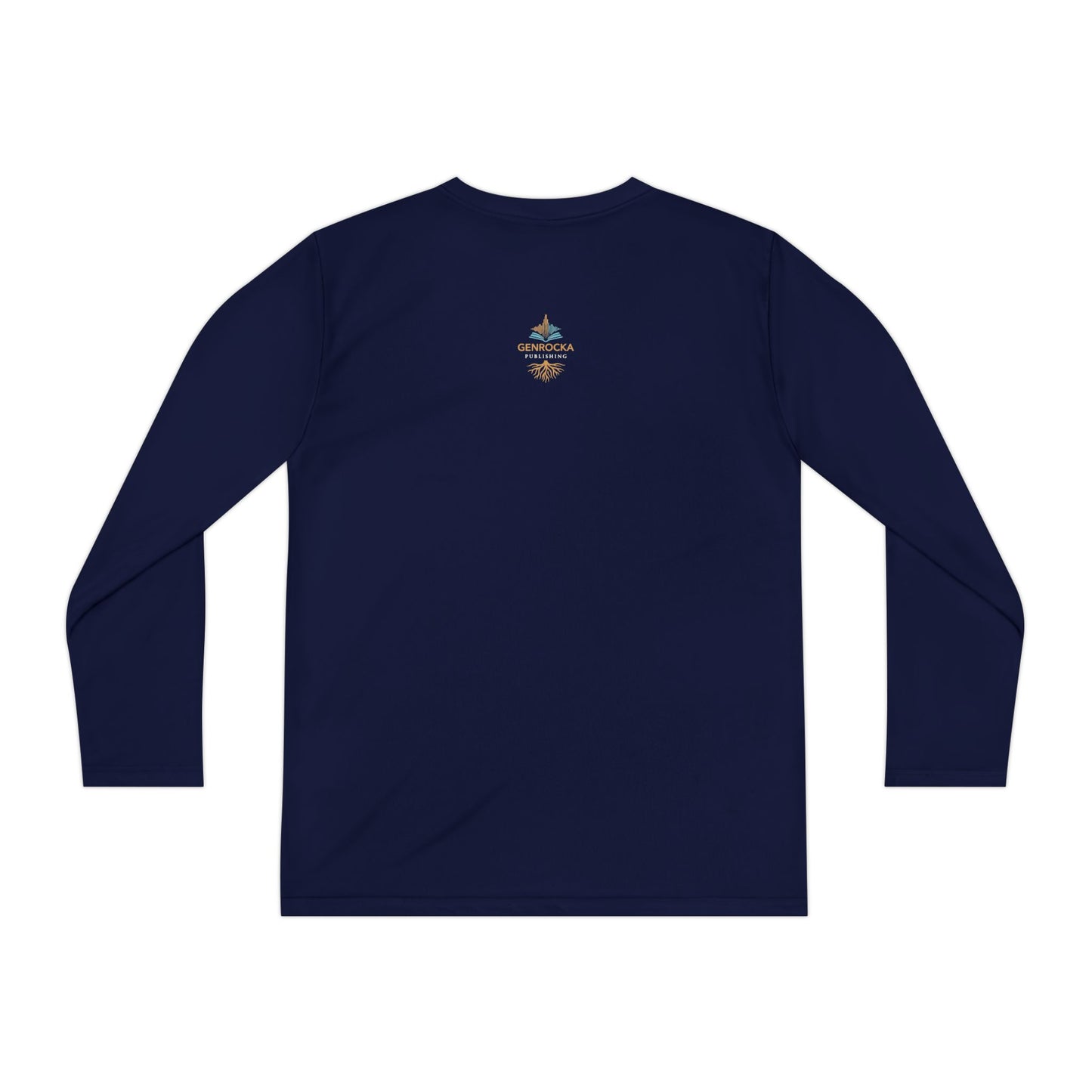 GenRocka Youth Long Sleeve Tee – Roots & Wave Logo Performance Shirt
