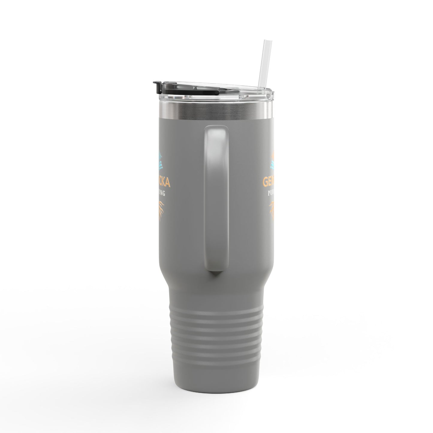 40oz Insulated Tumbler with Handle — Stainless Steel Travel Mug, Teacher Appreciation Gift