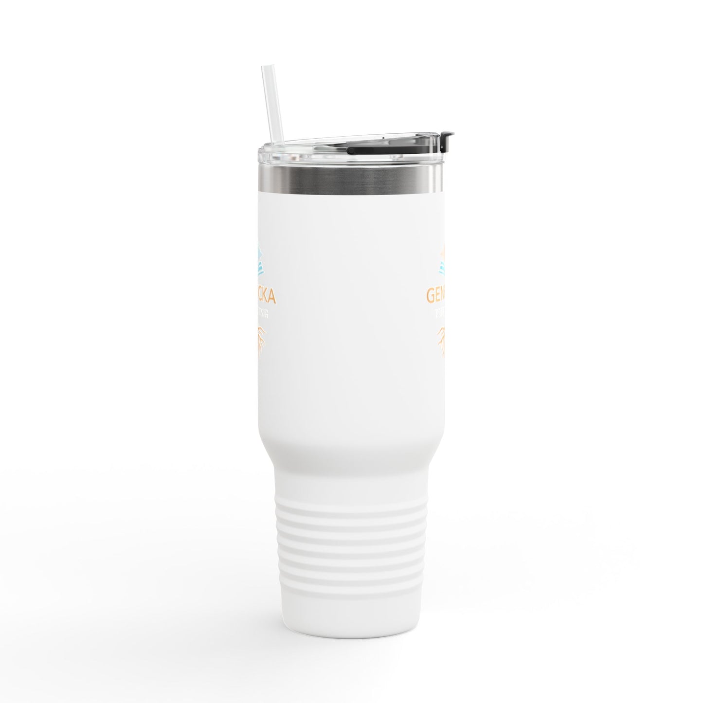 40oz Insulated Tumbler with Handle — Stainless Steel Travel Mug, Teacher Appreciation Gift