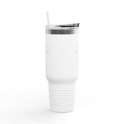 40oz Insulated Tumbler with Handle — Stainless Steel Travel Mug, Teacher Appreciation Gift