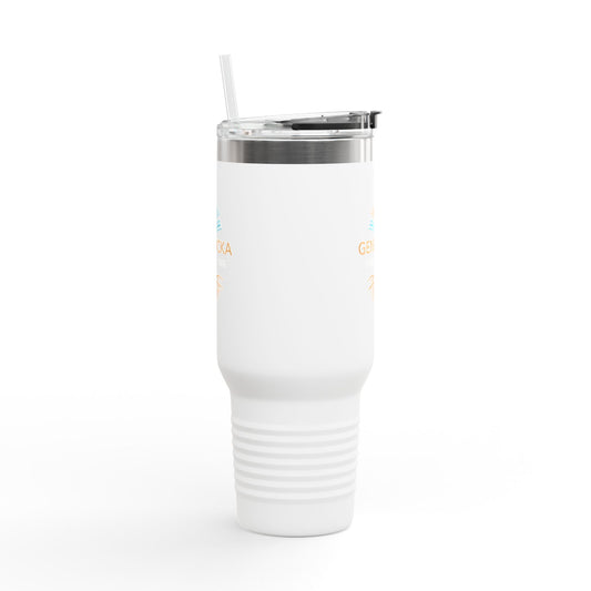 40oz Insulated Tumbler with Handle — Stainless Steel Travel Mug, Teacher Appreciation Gift