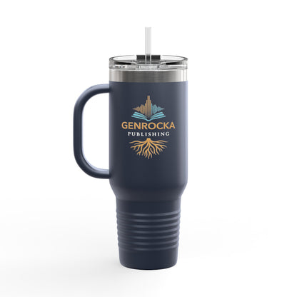 40oz Insulated Tumbler with Handle — Stainless Steel Travel Mug, Teacher Appreciation Gift