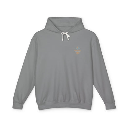 Genrocka Roots Hoodie — Lightweight Cream Hooded Sweatshirt