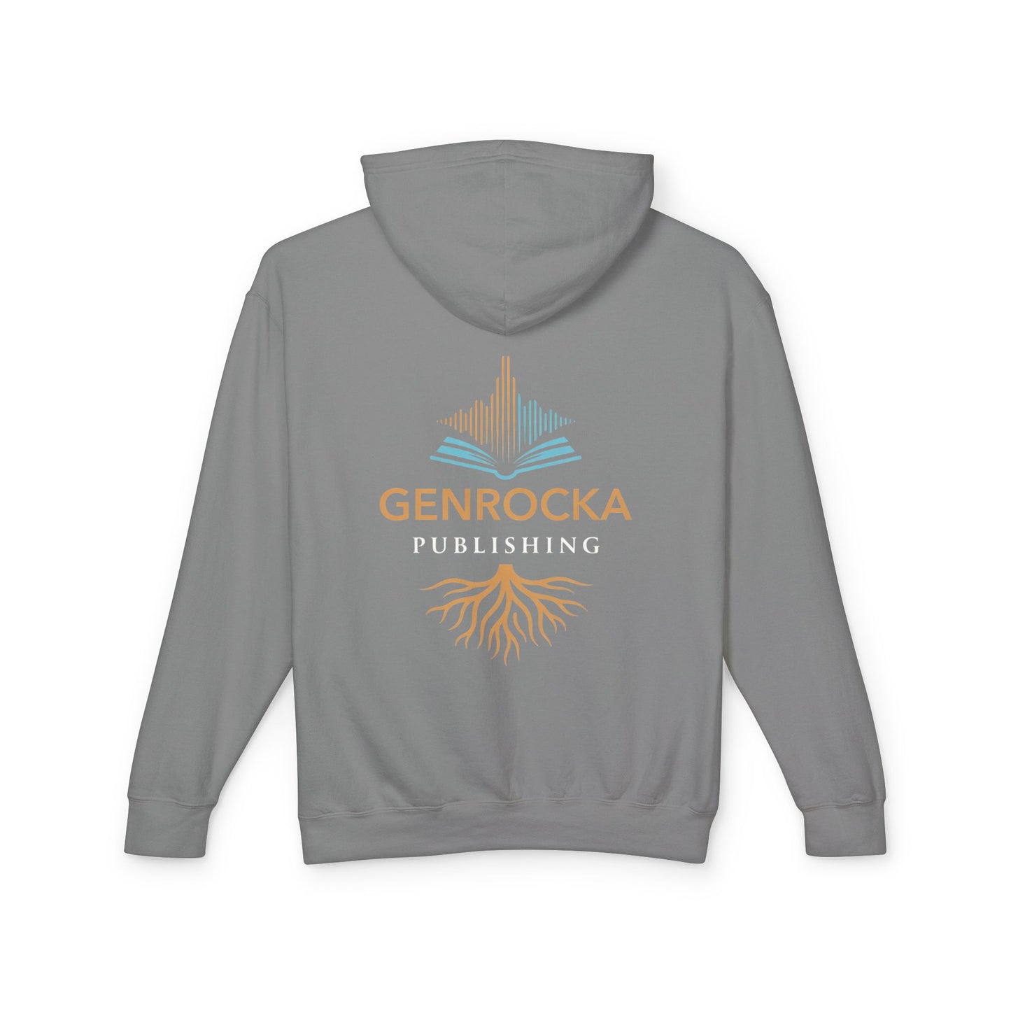 Genrocka Roots Hoodie — Lightweight Cream Hooded Sweatshirt