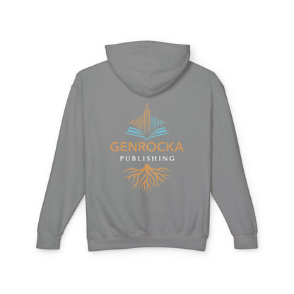 Genrocka Roots Hoodie — Lightweight Cream Hooded Sweatshirt