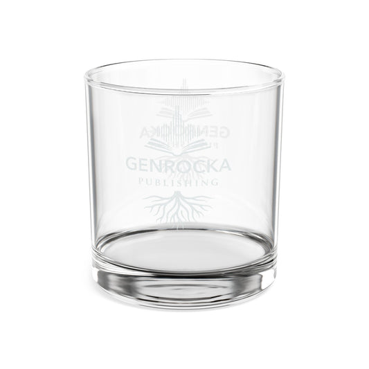 Engraved Whiskey Glass 10.5 oz — Personalized Rocks Glass with Subtle Logo Etching