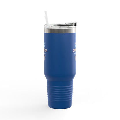 40oz Insulated Tumbler with Handle — Stainless Steel Travel Mug, Teacher Appreciation Gift
