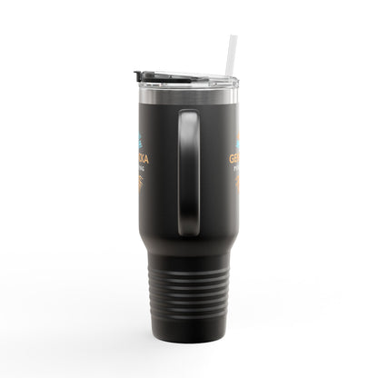 40oz Insulated Tumbler with Handle — Stainless Steel Travel Mug, Teacher Appreciation Gift